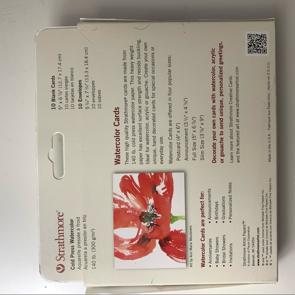 Strathmore Watercolor Cards - Picture 1 of 2